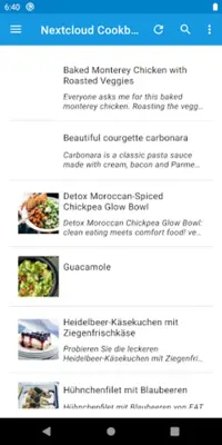 Nextcloud Cookbook android App screenshot 11