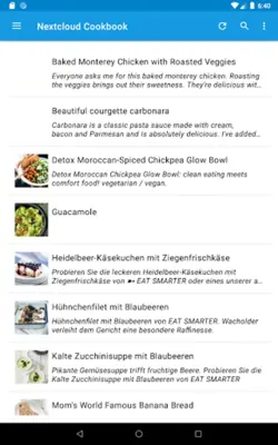 Nextcloud Cookbook android App screenshot 5